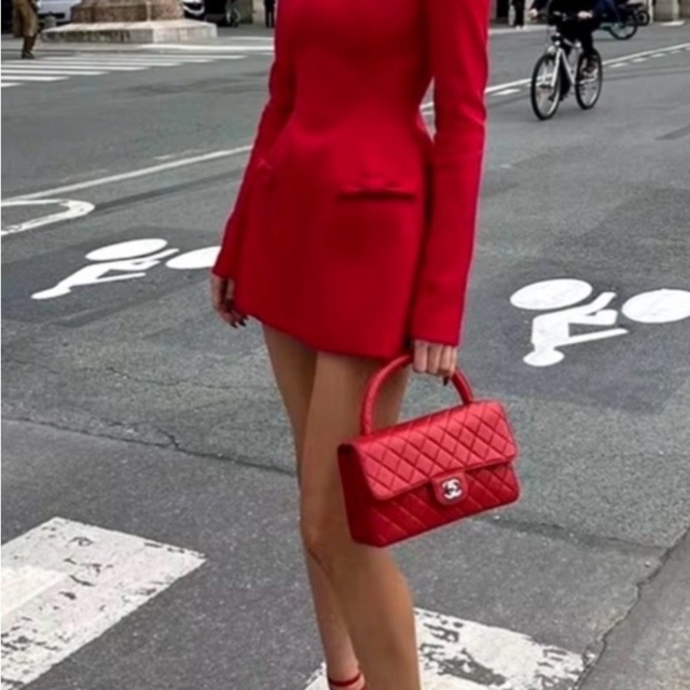 Chic Red Mini Dress
